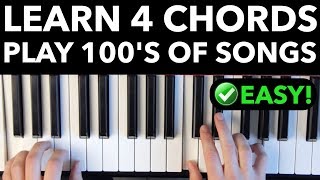 Learn 4 Chords  Quickly Play Hundreds of Songs EASY VERSION [upl. by Ial]