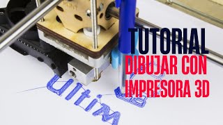 Tutorial para dibujar con impresora 3d usando inkscape blender y cura [upl. by Esiled]