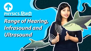 Range of Hearing Infrasound and Ultrasound  Hindi  Physics [upl. by Sherourd]