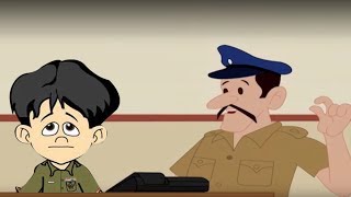 TINTUMON  POLICE STATION  MALAYALAM ANIMATION STORY 2017  NON STOP COMEDY [upl. by Naillimixam]