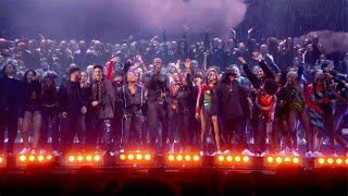 STORMZY  HEAVY IS THE HEAD MEDLEY amp ANYBODY feat BURNA BOY amp TIANA MAJOR9 LIVE AT THE BRITs 2020 [upl. by Davita]