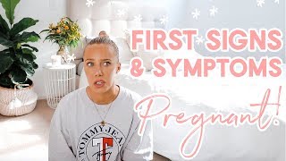 Symptoms of Pregnancy FIRST WEEKS Signs to look out forHow I knew [upl. by Maximilien]