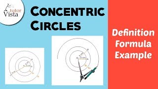 Concentric Circles  Definition  Formula  Example [upl. by Merrel]