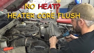 Flushing A Heater Core [upl. by Paulsen]