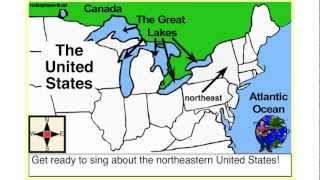 The Northeastern US Geography Song amp Video Rocking the World [upl. by Nasaj868]