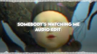 Somebodys Watching Me  Rockwell  Audio Edit [upl. by Martino]