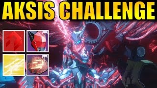 Destiny Aksis Challenge Complete Guide amp Walkthrough  Wrath of the Machine Raid [upl. by Lazaro527]