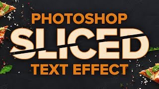 How to Slice Text in Photoshop [upl. by Zela]