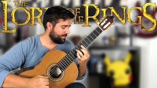 THE LORD OF THE RINGS Concerning Hobbits Shire Theme  Classical Guitar Cover [upl. by Ybab]