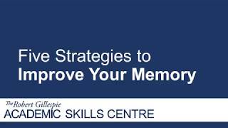 Five Strategies to Improve Your Memory [upl. by Itoc]