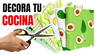 6 MANUALIDADES PARA DECORAR LA COCINA✂️ HAZLO TU MISMO [upl. by Fromma]