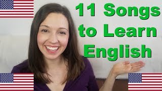 11 Songs for English Fluency Learn English With Music [upl. by Anayrb]