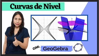 Como GRAFICAR CURVAS de NIVEL con GEOGEBRA [upl. by Gniw]