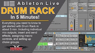 Ableton Live Drum Rack in 5 Minutes [upl. by Nallac]