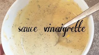 SAUCE VINAIGRETTE FAIT MAISON [upl. by Masao]