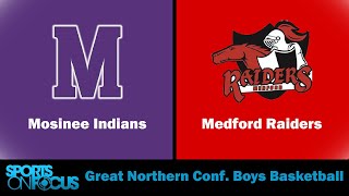 Mosinee  Medford  Great Northern Conference Boys Basketball [upl. by Edina]