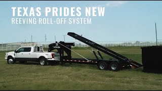 TEXAS PRIDES NEW REEVING ROLL OFF SYSTEM [upl. by Hildegaard478]