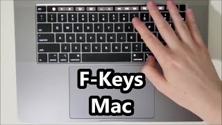 How to Add Function F Keys to MacBook Pro 16 Programs [upl. by Nilved]