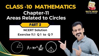 Ch 11 Areas Related To Circles  Class 10  CBSE Maths  ncert solution ex 111  chapter 11 [upl. by Tiossem]