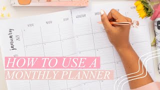 How to Use a Monthly Planner 8 Ways to use a Monthly Planner and Tips Roxy James 2023 [upl. by Matusow150]