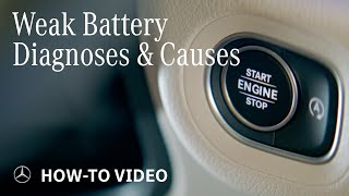 MercedesBenz Service Tips Battery Diagnosis [upl. by Steiner]