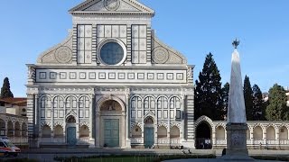 Alberti Façade of Santa Maria Novella Florence [upl. by Enellek929]