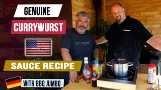 The authentic Currywurst sauce recipe with BBQ Jumbo Germany [upl. by Lynnelle]