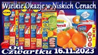 Lidl Nowa Gazetka Promocyjna od Czwartku 16112023 Najlepsze Okazje W Niskich Cenach [upl. by Ailaham]