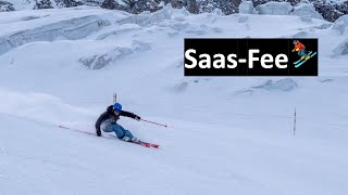 SaasFee Skifahren auf 3600 Metern [upl. by Yrakaz790]