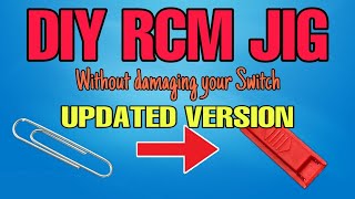 How to make an RCM JIG with household materials NO DAMAGE TO YOUR SWITCH [upl. by Calv16]