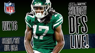 ABSOLUTE BEST NFL DFS WK 16 DraftKings FanDuel amp Underdog Advice [upl. by Chaker236]