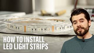 How to Install LED Light Strips [upl. by Drofnas]