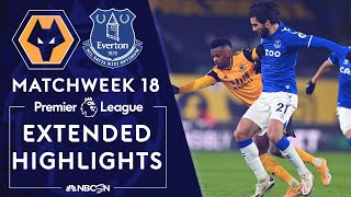 Wolves v Everton  PREMIER LEAGUE HIGHLIGHTS  1122021  NBC Sports [upl. by Pandich961]