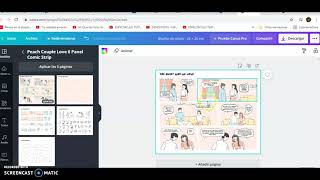 COMO HACER UNA HISTORIETA CON CANVA [upl. by Balch416]