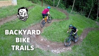 Backyard MTB Trails  Building amp Riding [upl. by Suivatna]