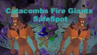 Fire Giants Safespot Catacombs OSRS [upl. by Pero]