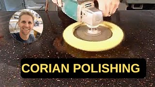 HowTo Solid Surface Countertop Finishing and Polishing  Part 2 [upl. by Redan159]