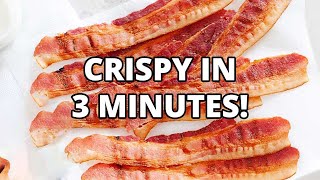 How to Microwave Bacon  Perfectly Crispy Bacon in Minutes [upl. by Mirth]