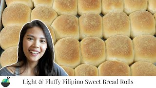 How To Make Pandesal  Filipino Bread Rolls Recipe  Homemade Baking [upl. by Aniuqaoj]