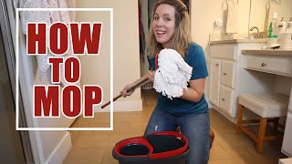 How to Mop Tips for Mopping the Floor [upl. by Laughry]