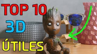 TOP 10 cosas ÚTILES que puedes imprimir en 3D  Impresión 3D [upl. by Annoyik999]