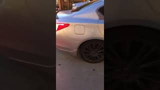 INFINITI Q50 REDSPORT BURBLE TUNE SOUND LOUD POPS [upl. by Asus321]