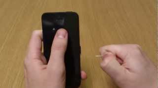 How to open iPhone SIM tray  iPhone 13 12 11 X 5 5S 6 6 Plus [upl. by Christis150]