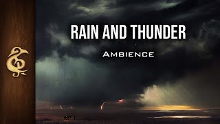 Rain and Thunder  Storm Ambience  1 Hour [upl. by Etaner251]