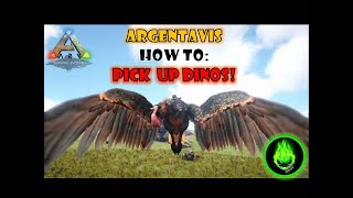 ARK  HOW TO MAKE ARGENTAVIS SADDLE amp MAKE A FIREPLACE [upl. by Nigrom]