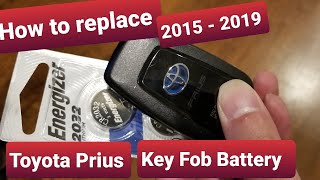 How to replace a 20152019 Toyota Prius Key Fob Battery [upl. by Valenta]