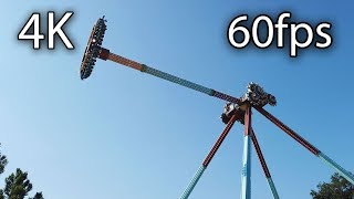 Pandemonium 4K offride 60fps Six Flags Over Georgia [upl. by Aniloj]