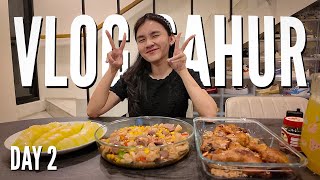 SAHUR DAY 2 WIM LIMSTEM WIM DOMT JUDGM  VLOG SAHUR RAMADHAN DAY 2 [upl. by Amian]