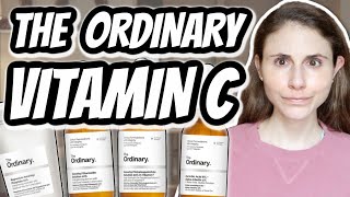 ALL THE ORDINARY VITAMIN C PRODUCTS Dermatologist Review  Dr Dray [upl. by Etezzil]