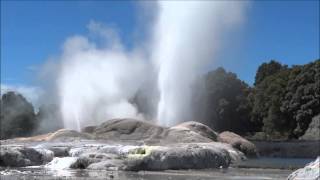 Pohutu Geyser New Zealand Rotorua [upl. by Anyg975]